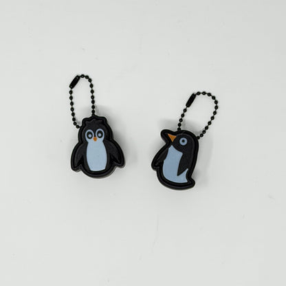 Penguin Fidget Clicker Keychain