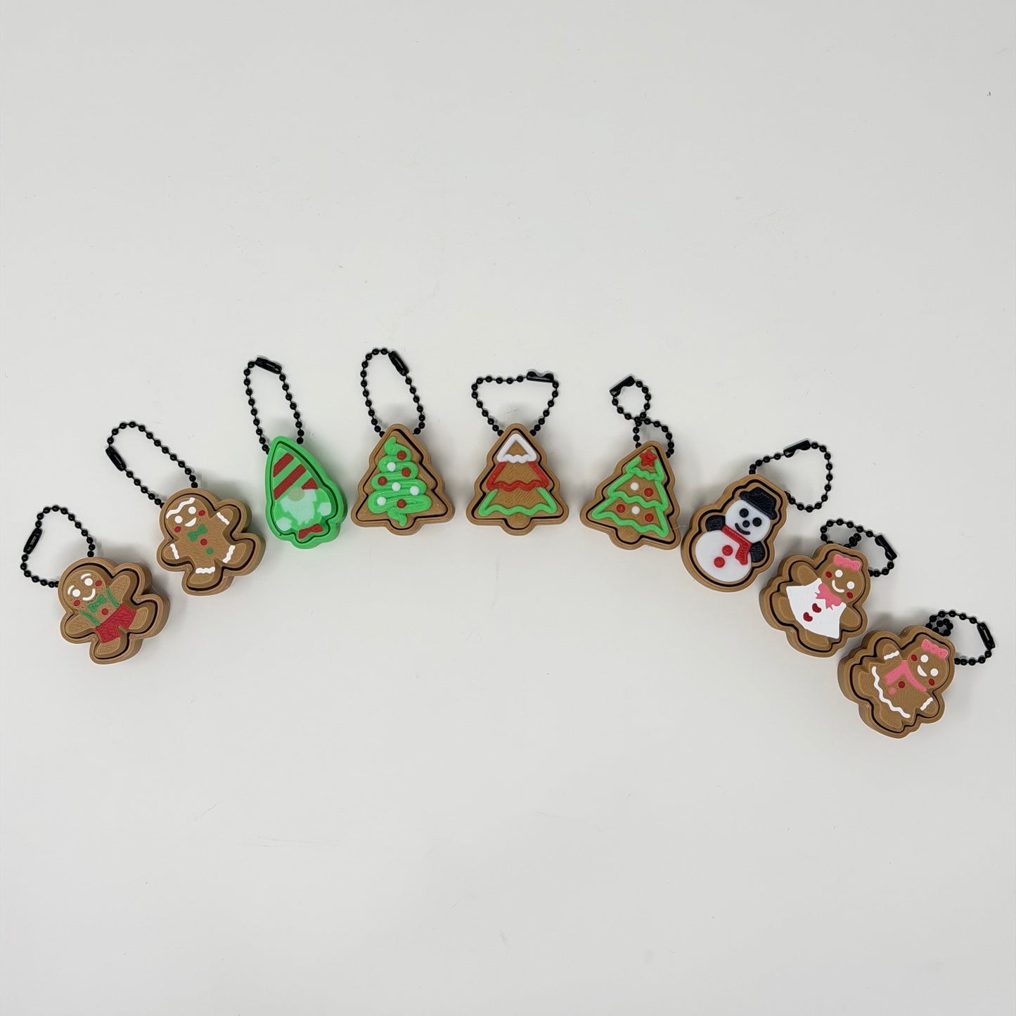 Holiday Tree Fidget Clicker Keychain