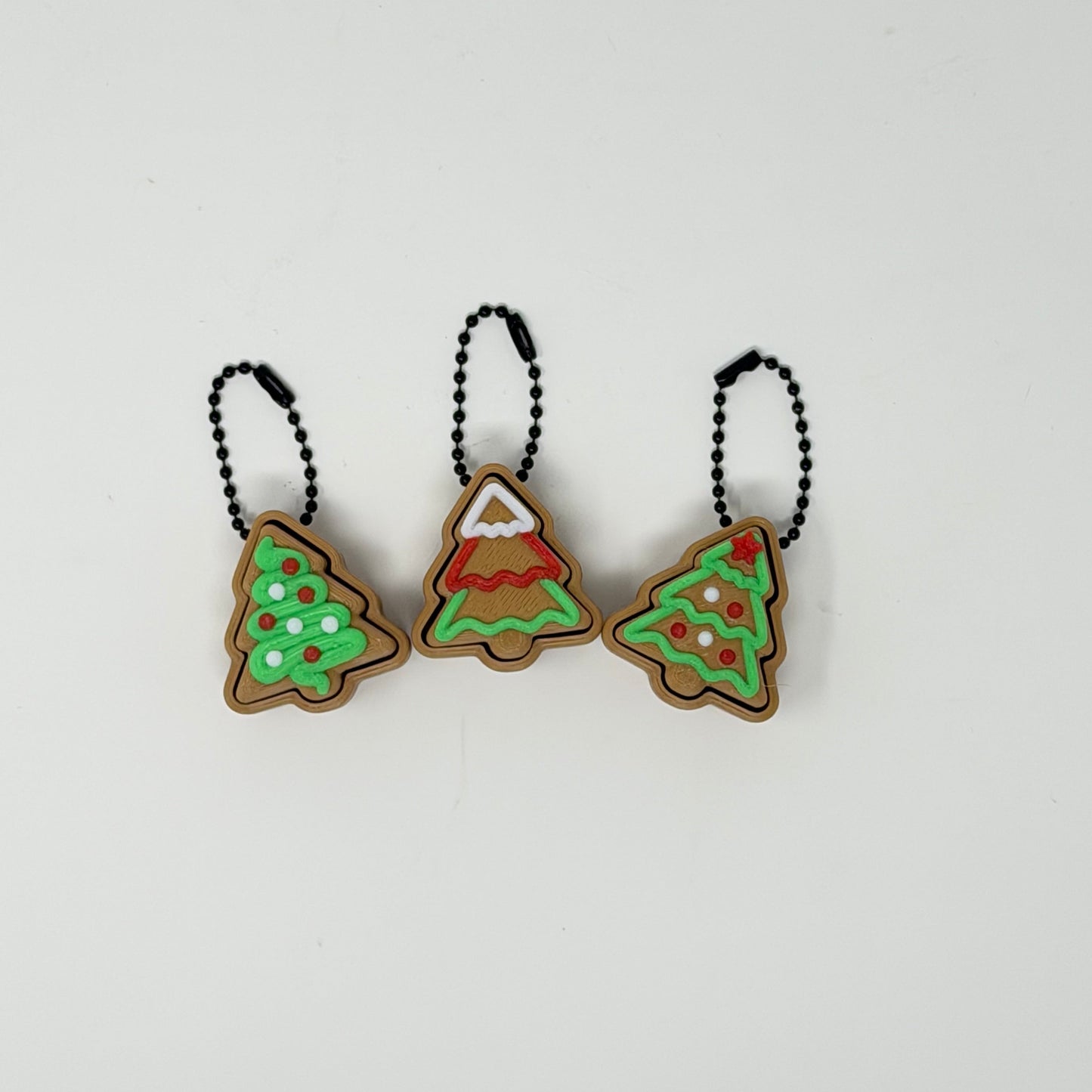 Holiday Tree Fidget Clicker Keychain