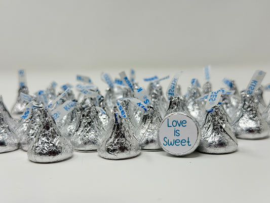 Personalized Hershey Kiss Stickers