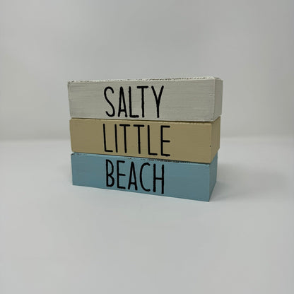 Summer / Beach Themed - Rustic Bundle of Blocks