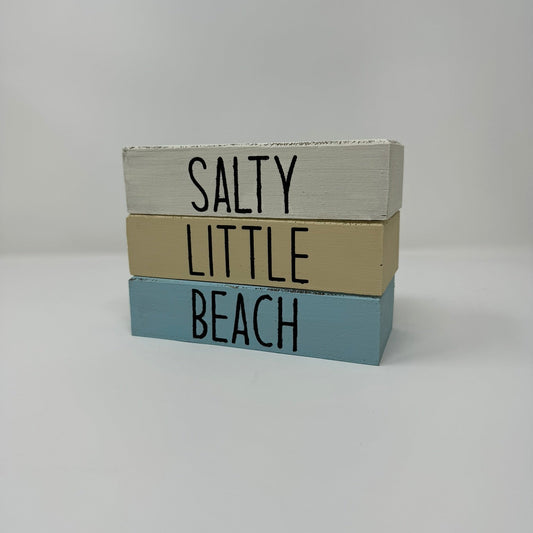 Salty Little Beach - Rustic Bundle of Blocks