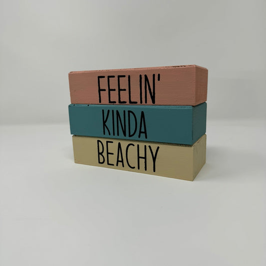 Feelin’ Kinda Beachy - Rustic Bundle of Blocks