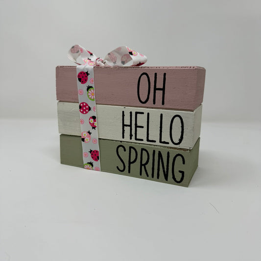 Oh Hello Spring - Rustic Bundle of Blocks