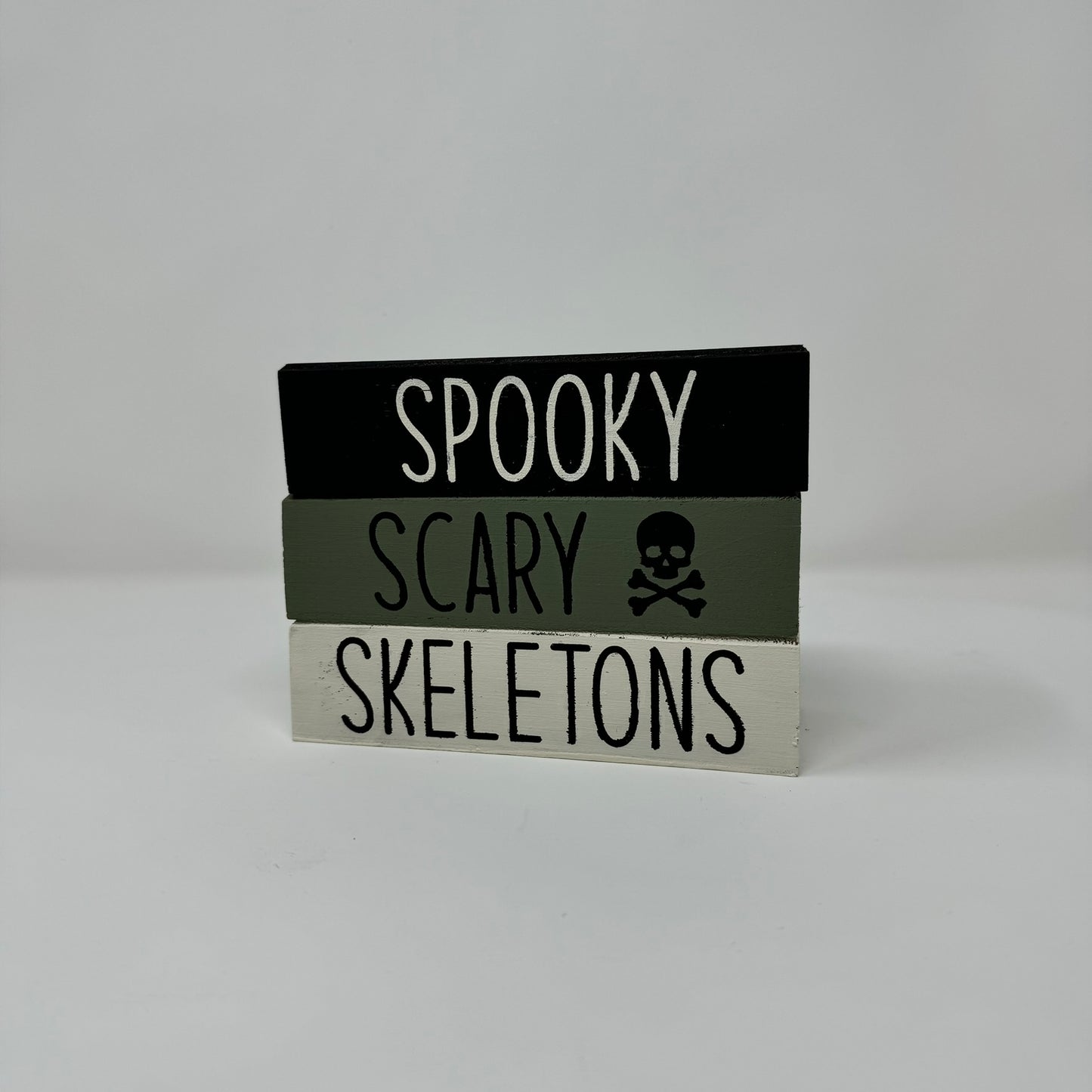 Spooky Scary Skeleton - Rustic Bundle of Blocks