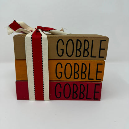 Gobble Gobble Gobble - Rustic Bundle of Blocks