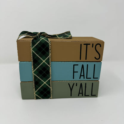 It's Fall Y'all - Rustic Bundle of Blocks