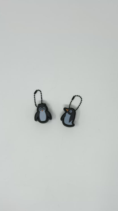 Penguin Fidget Clicker Keychain